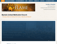 Tablet Screenshot of byhaliaumc.org